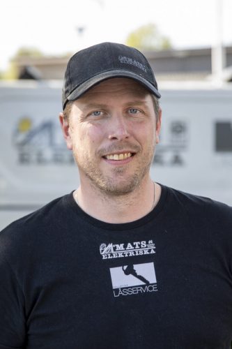 Jocke, elektriker på Mats Elektriska