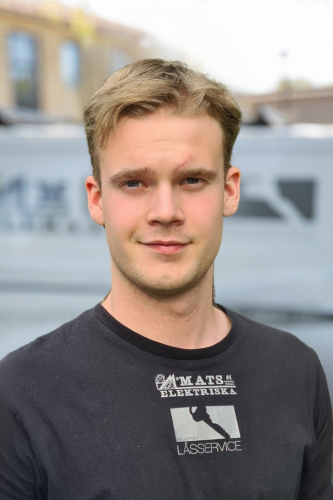 Ville, elektriker på Mats Elektriska